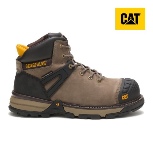 Pánské Pracovní Boty Caterpillar Excavator Superlite Waterproof Nano Toe CSA Hnědé (CZ-9TSE)